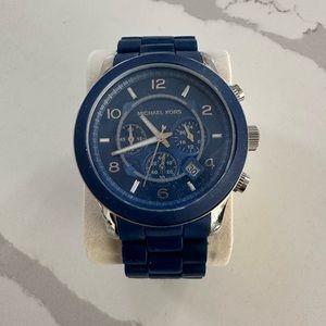 Blue Michael Kors Men’s Chron Watch